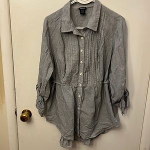Torrid Women’s Shirt Blue/White Size 1